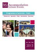  Schedule of activities - adults (PDF)