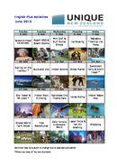  Schedule of activities - adults (PDF)