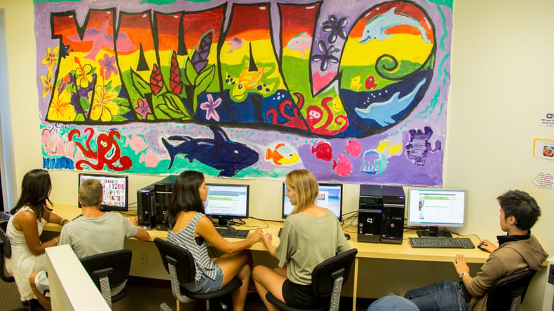 Honolulu English School - Počítačová místnost