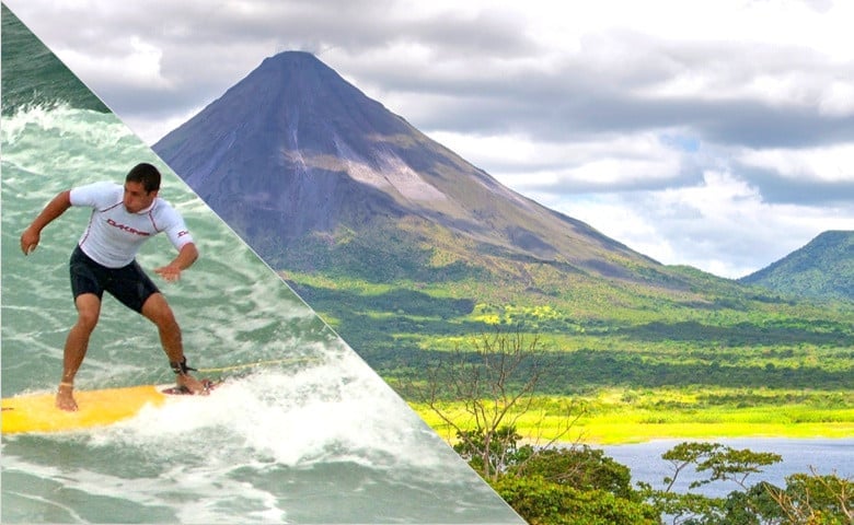 Kostarika - Španělština a Surfování