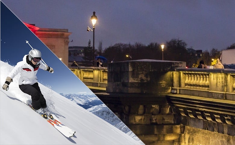 法国 - 法语和滑雪